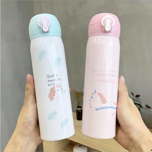 网红款学生水杯图片,网红学生水杯，时尚与健康的完美融合”